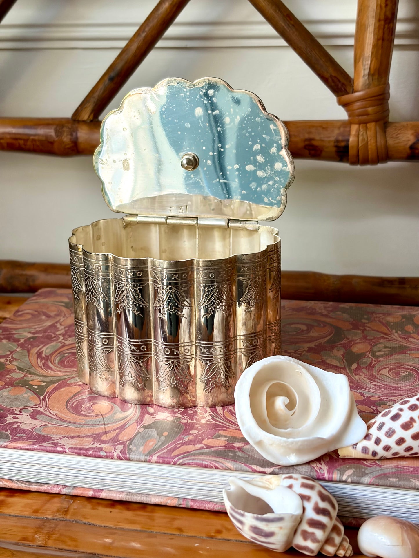Vintage Silver Plate Box