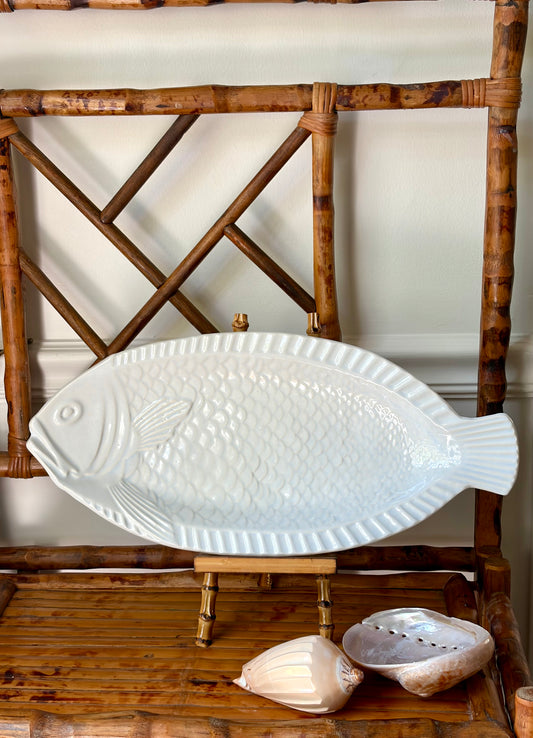 Vintage MCM Fish Platter