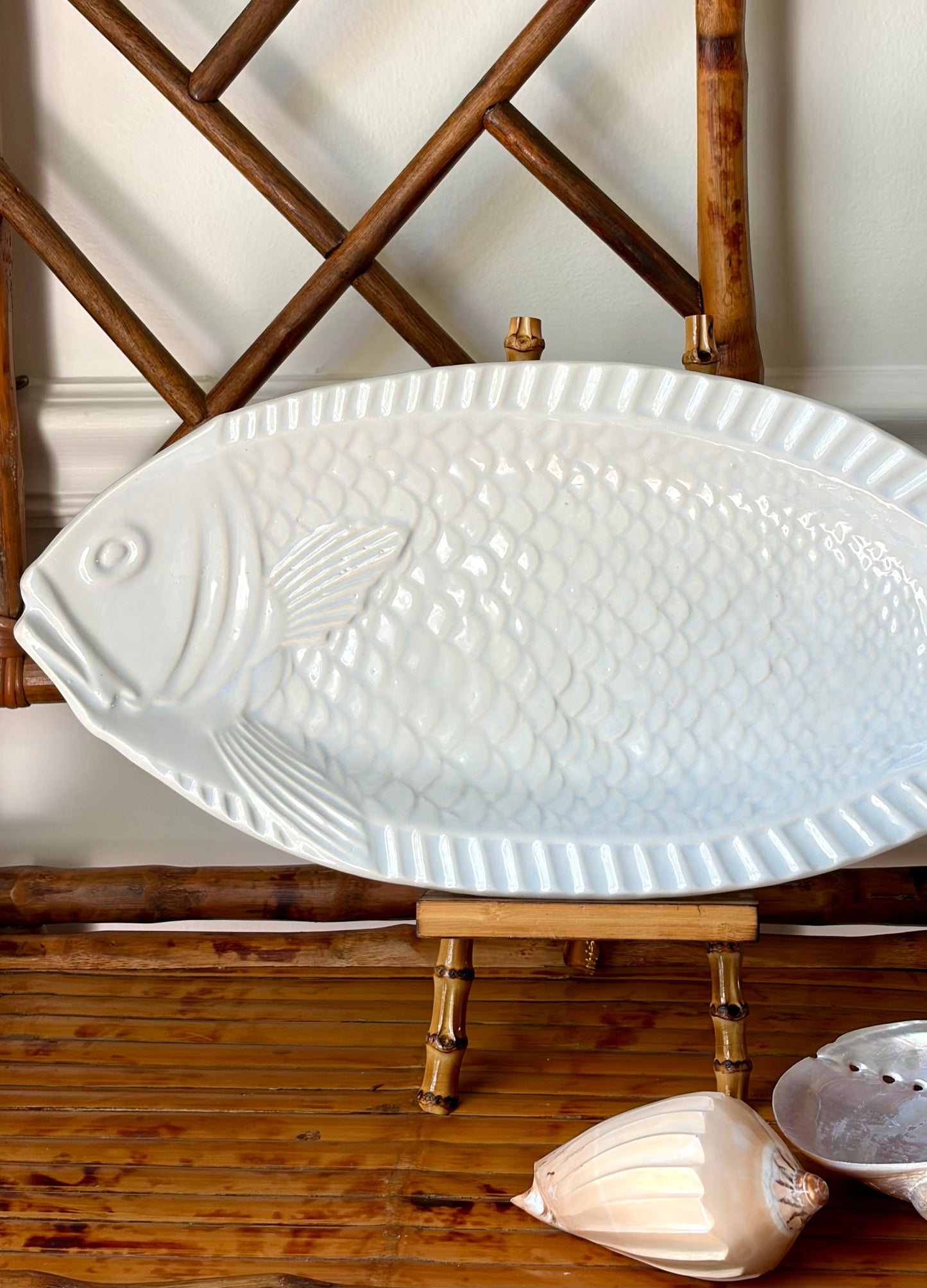 Vintage MCM Fish Platter