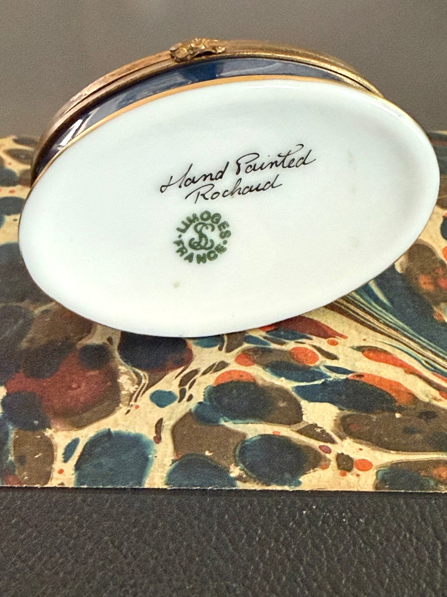 Vintage Cherry Blossom Limoges Box