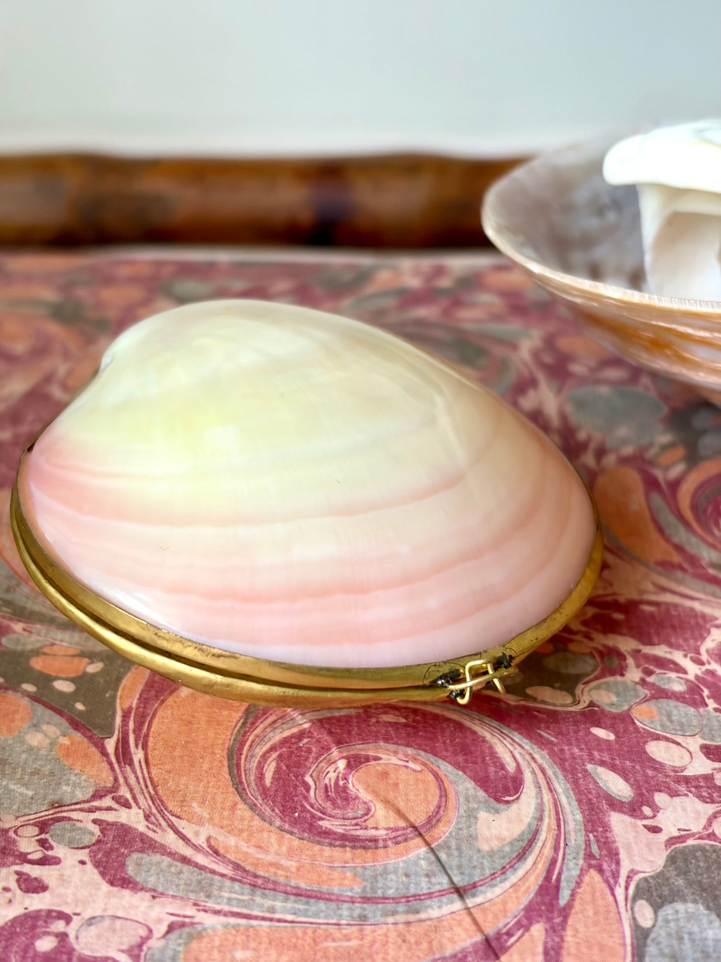 Vintage Shell Trinket Box
