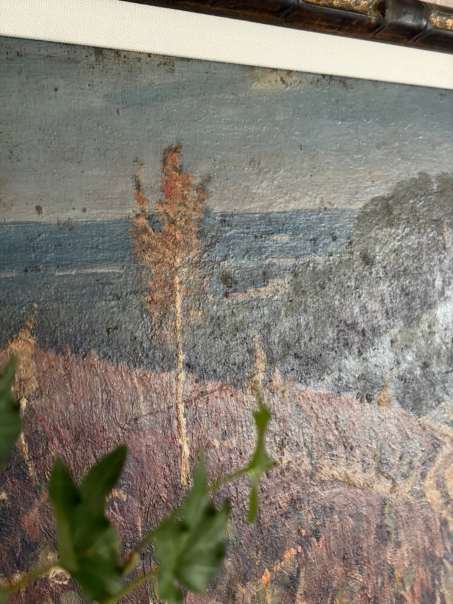 Framed Antique Landscape Painting
