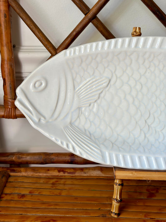 Vintage MCM Fish Platter