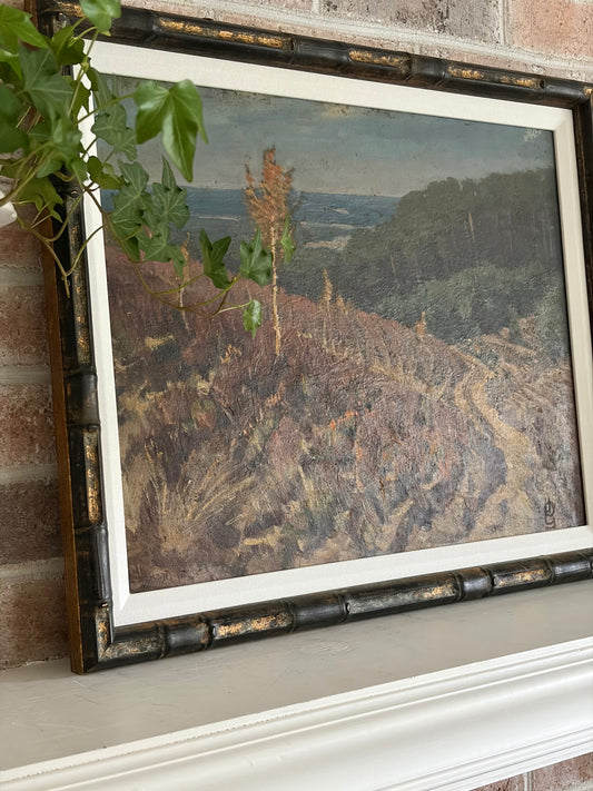 Framed Antique Landscape Painting