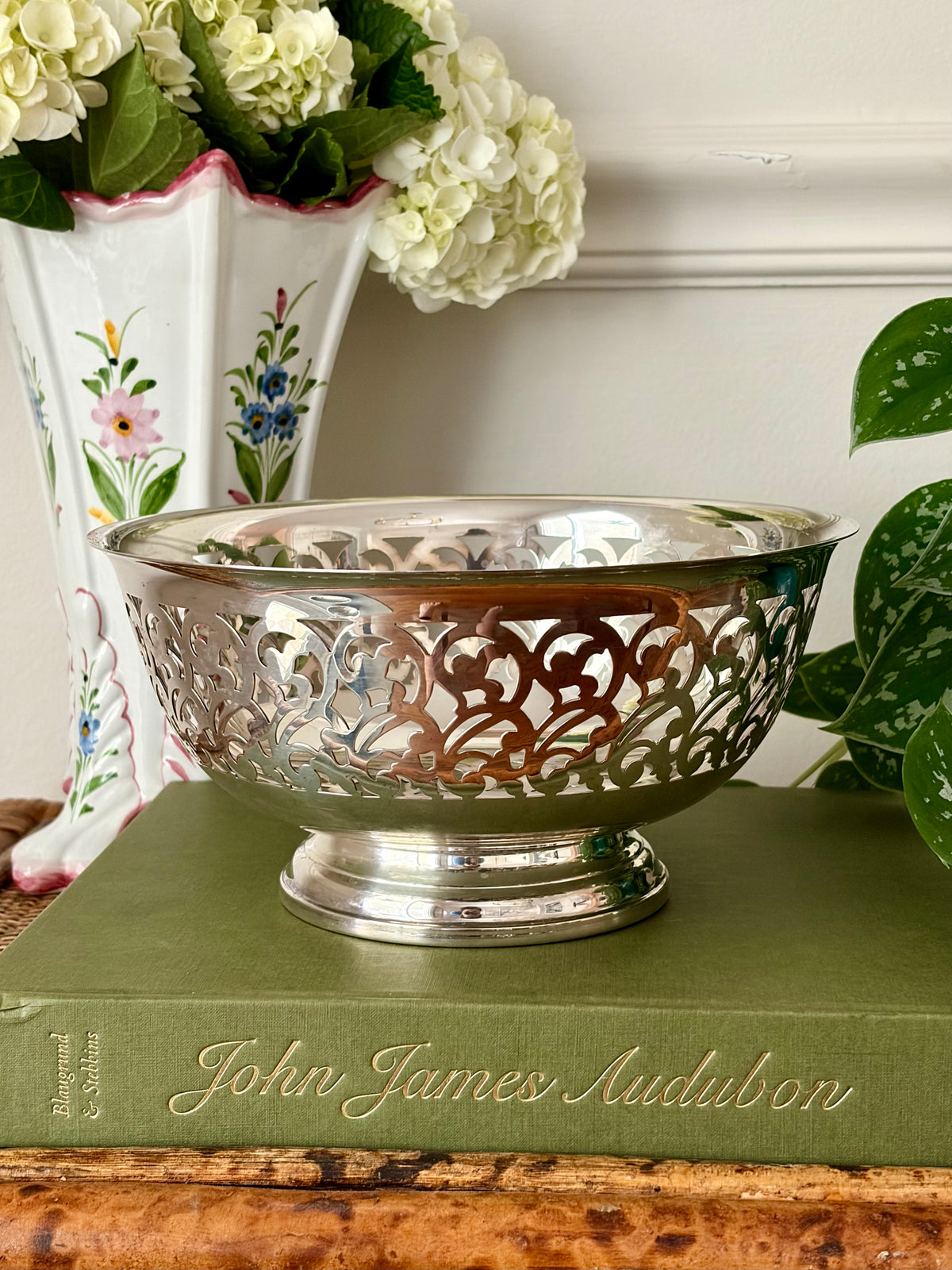 Vintage Openwork Pedestal Bowl