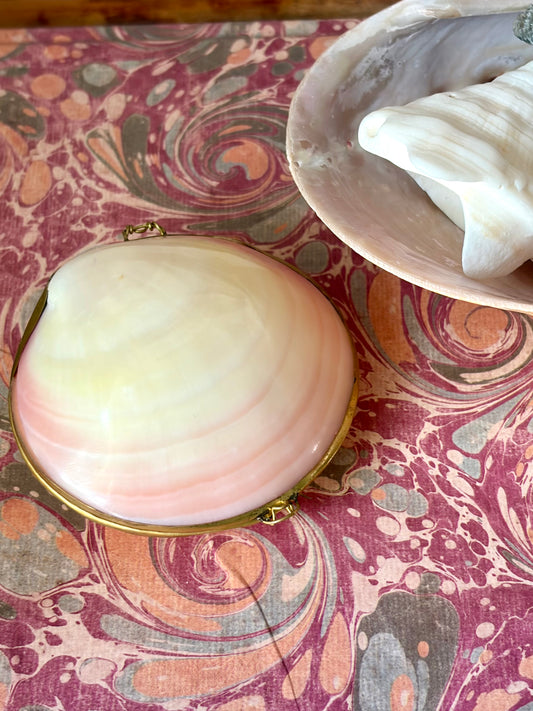 Vintage Shell Trinket Box