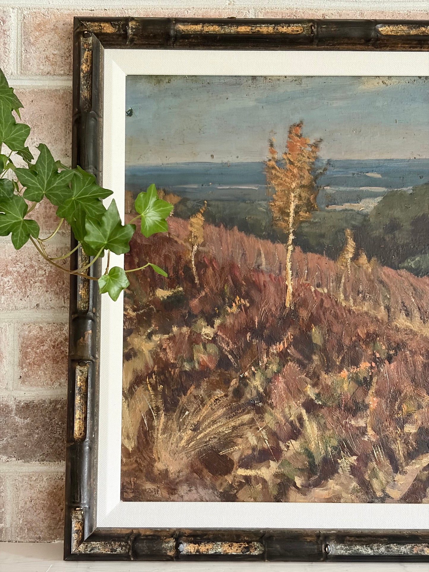 Framed Antique Landscape Painting
