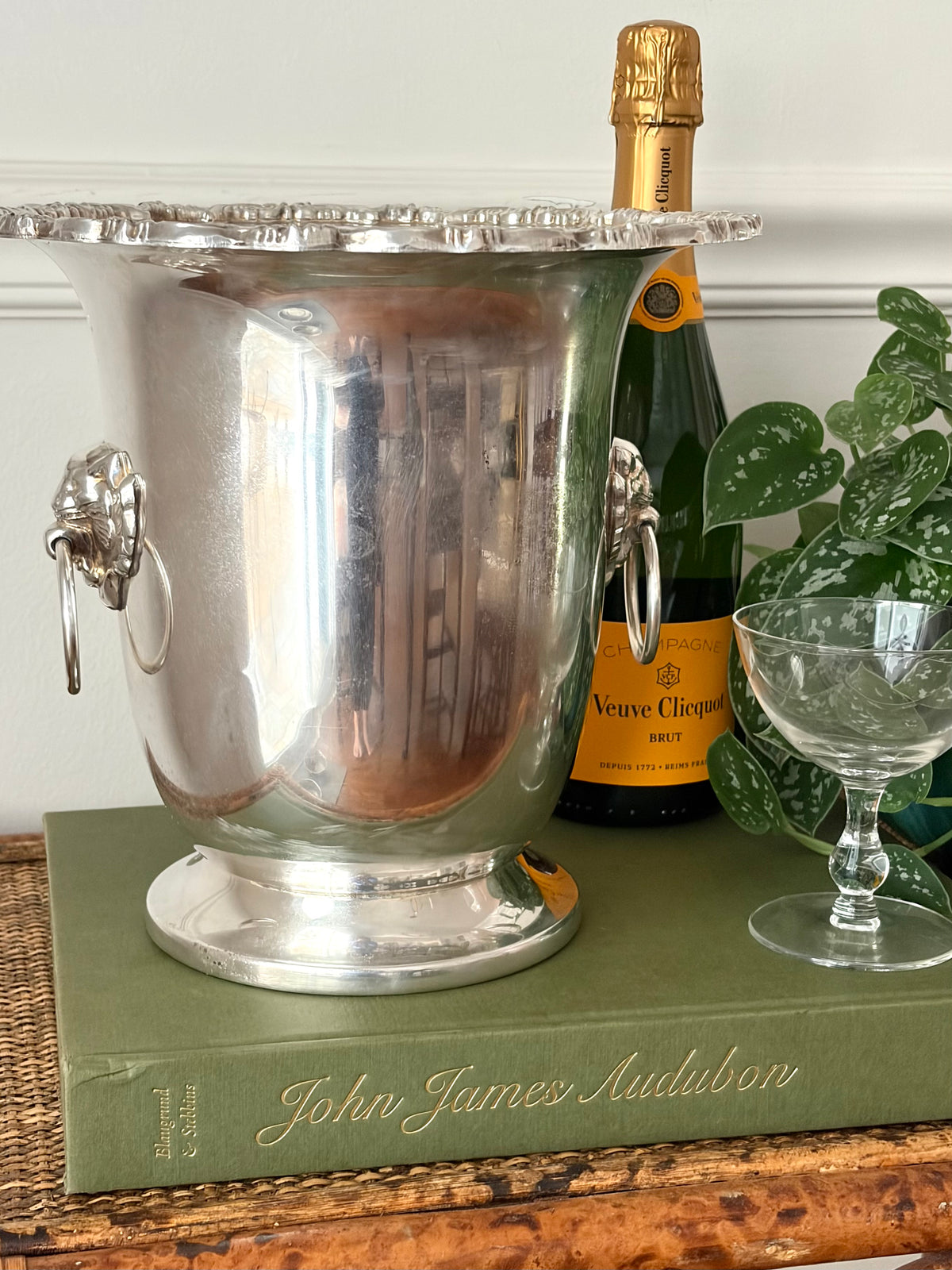 Vintage Silver Plate Champagne Bucket