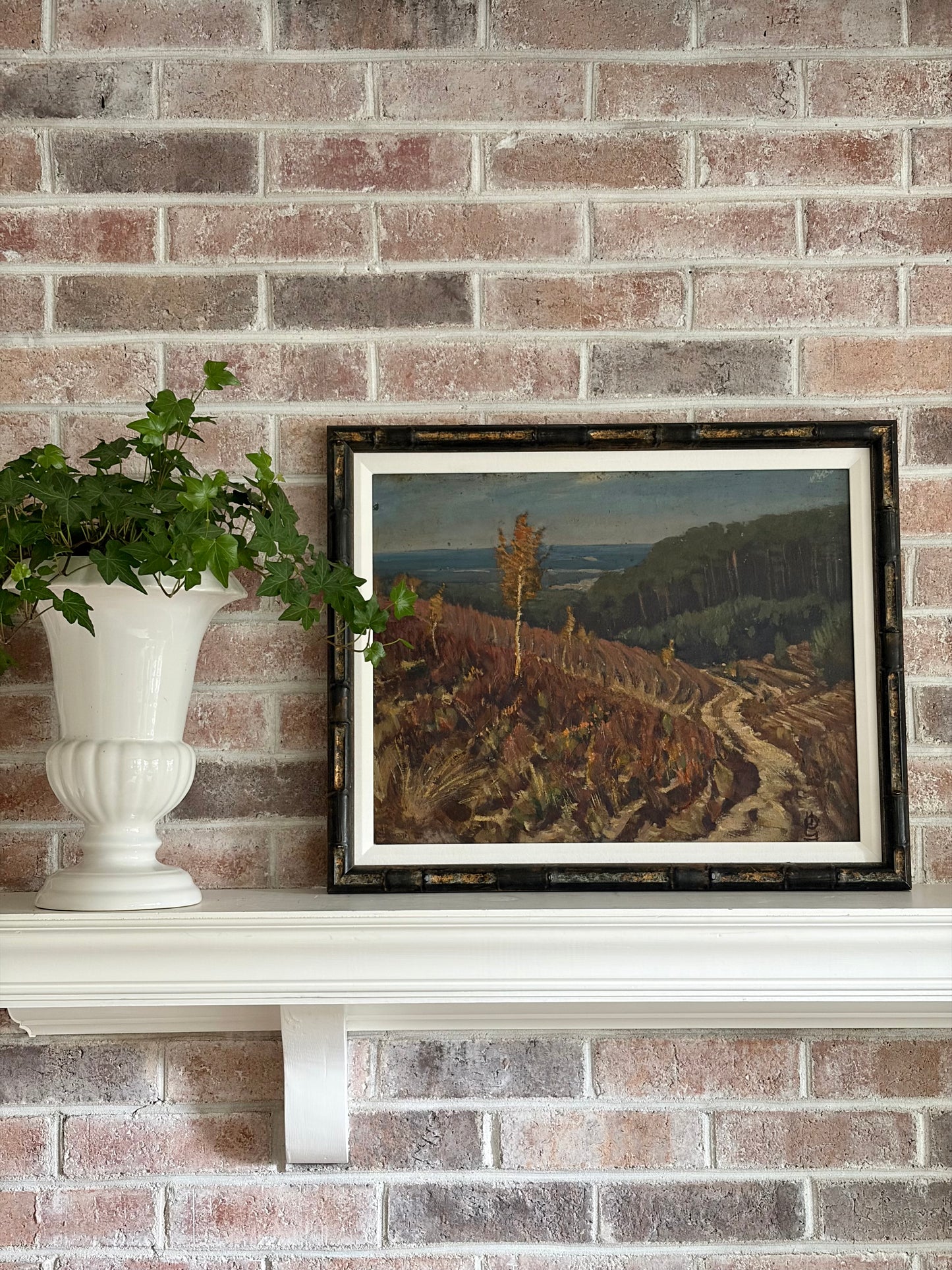 Framed Antique Landscape Painting