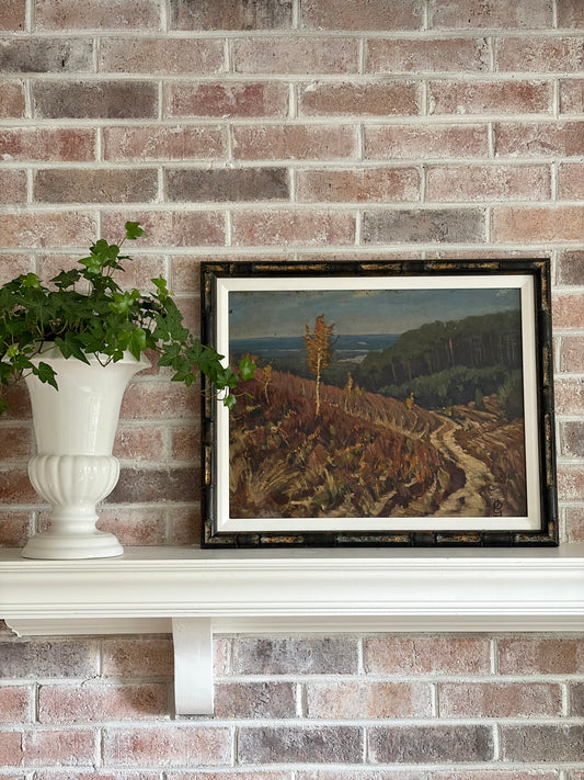 Framed Antique Landscape Painting