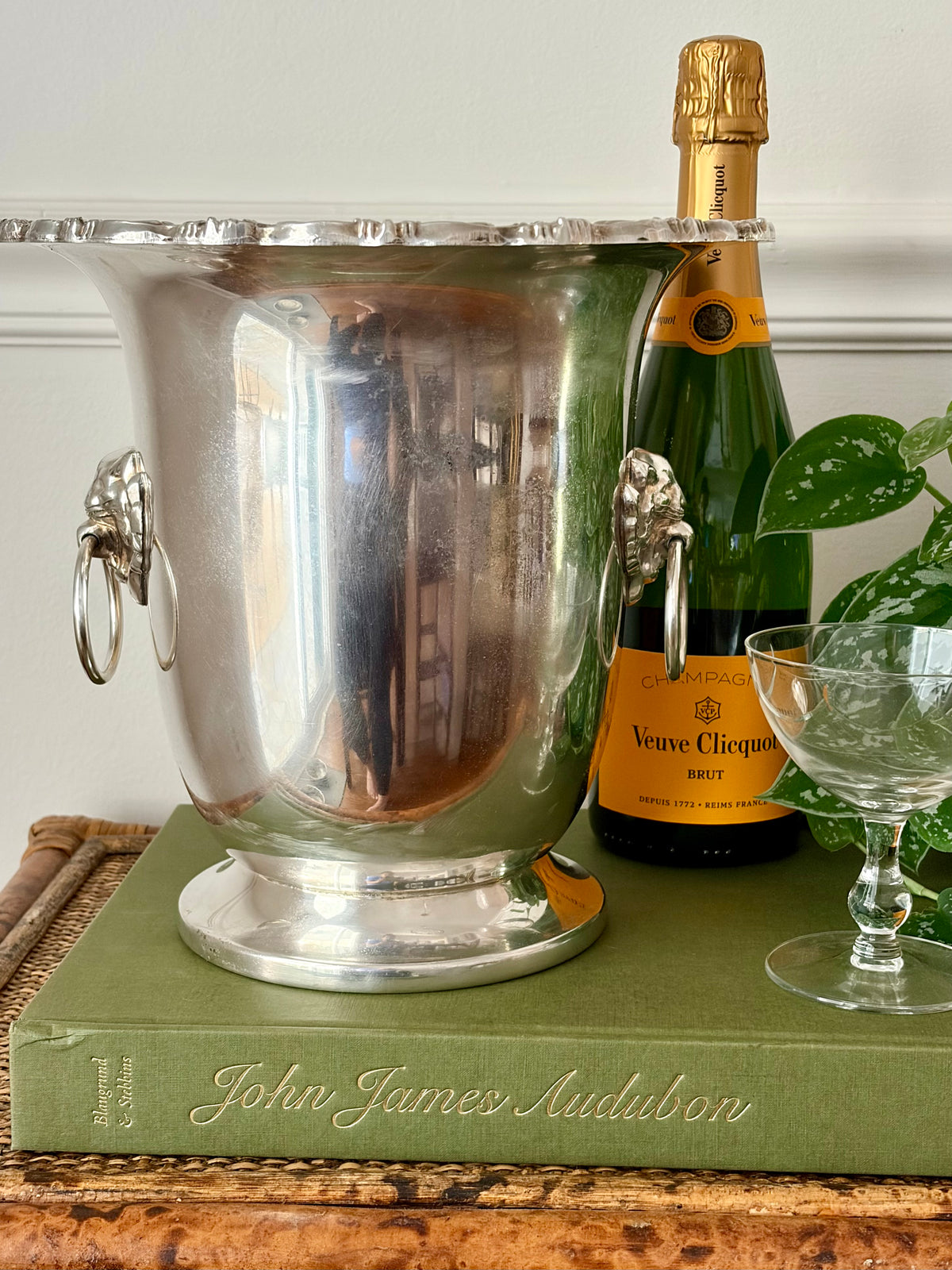 Vintage Silver Plate Champagne Bucket