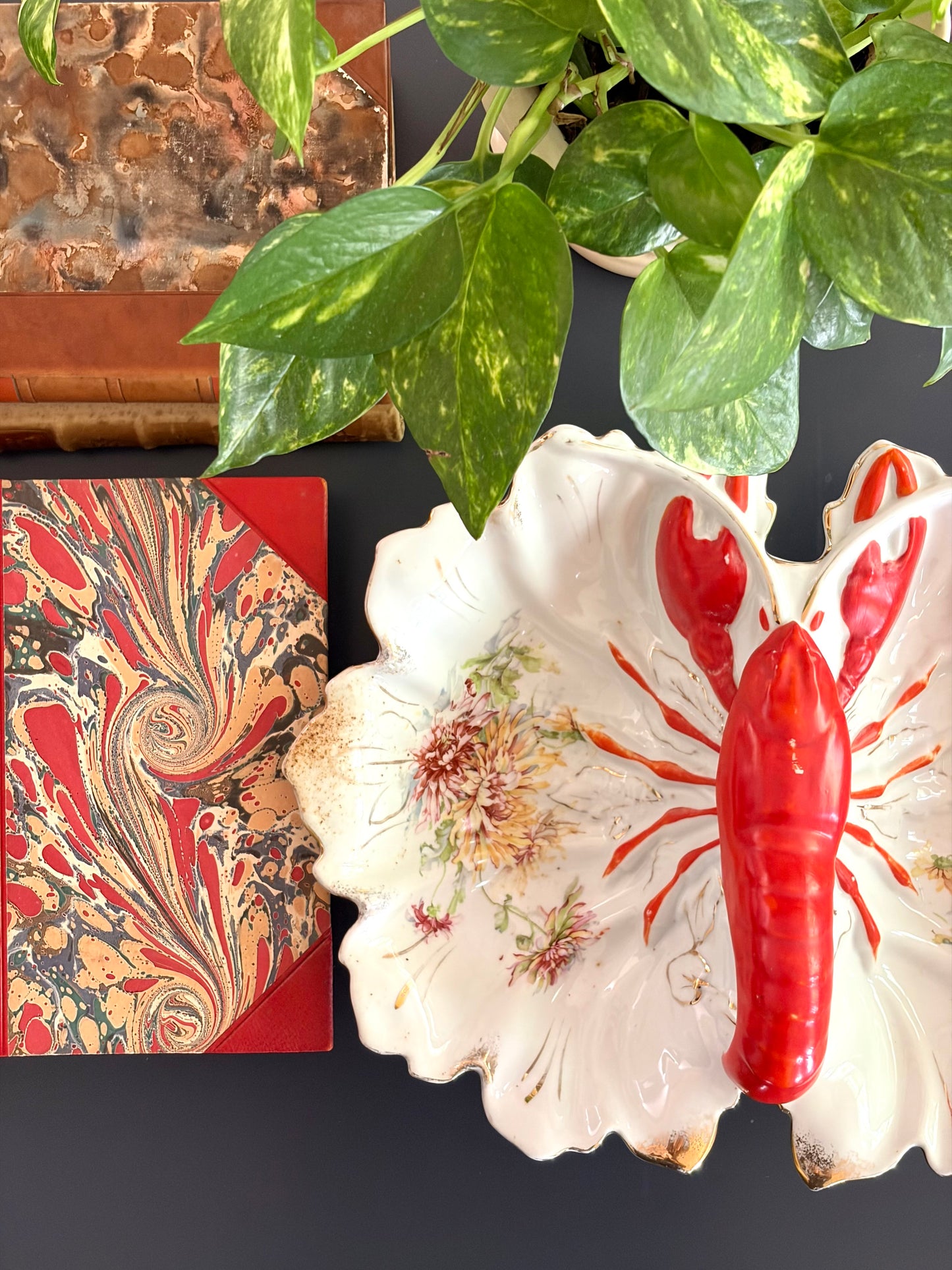 Antique German Lobster Dish