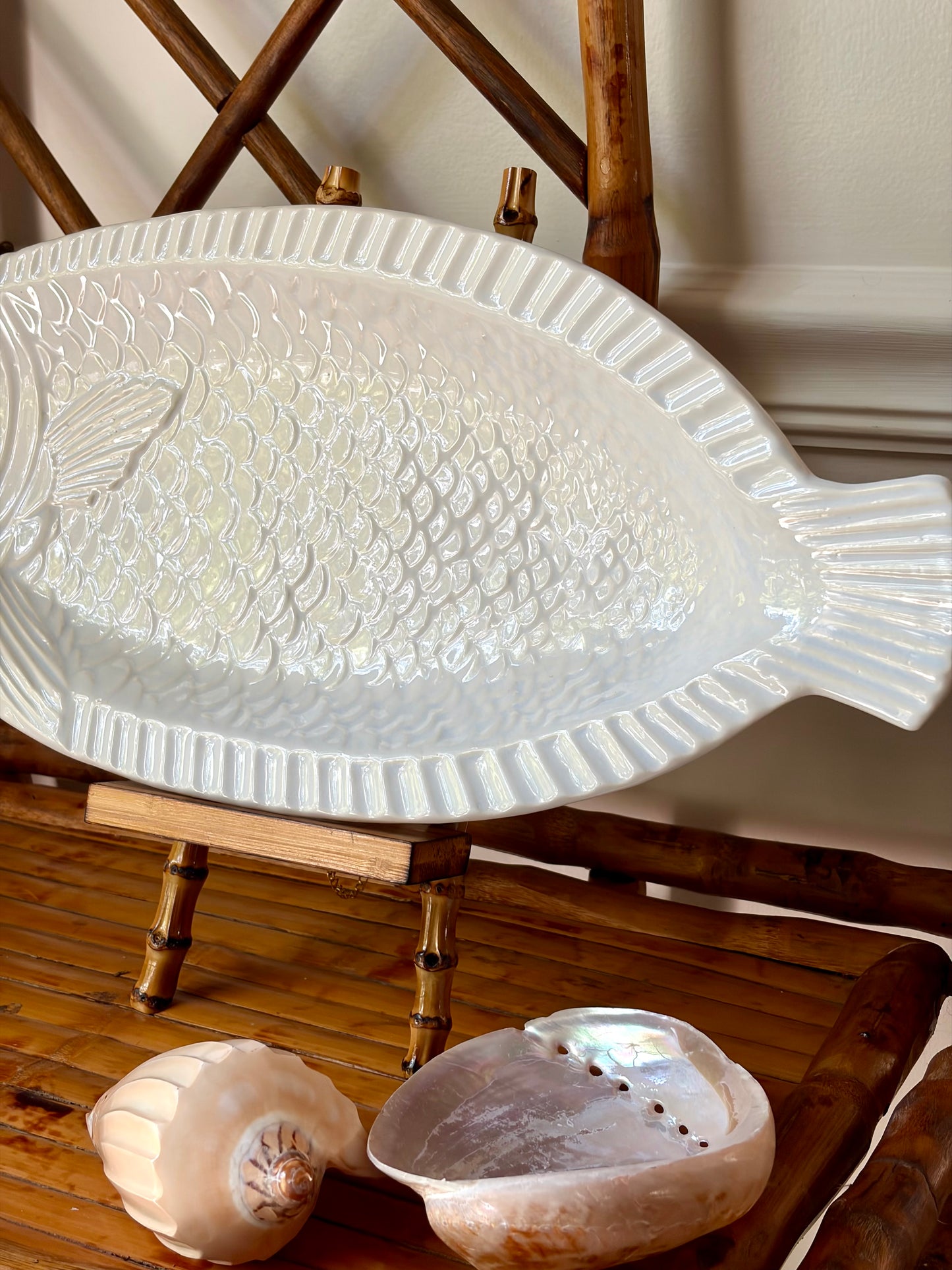 Vintage MCM Fish Platter