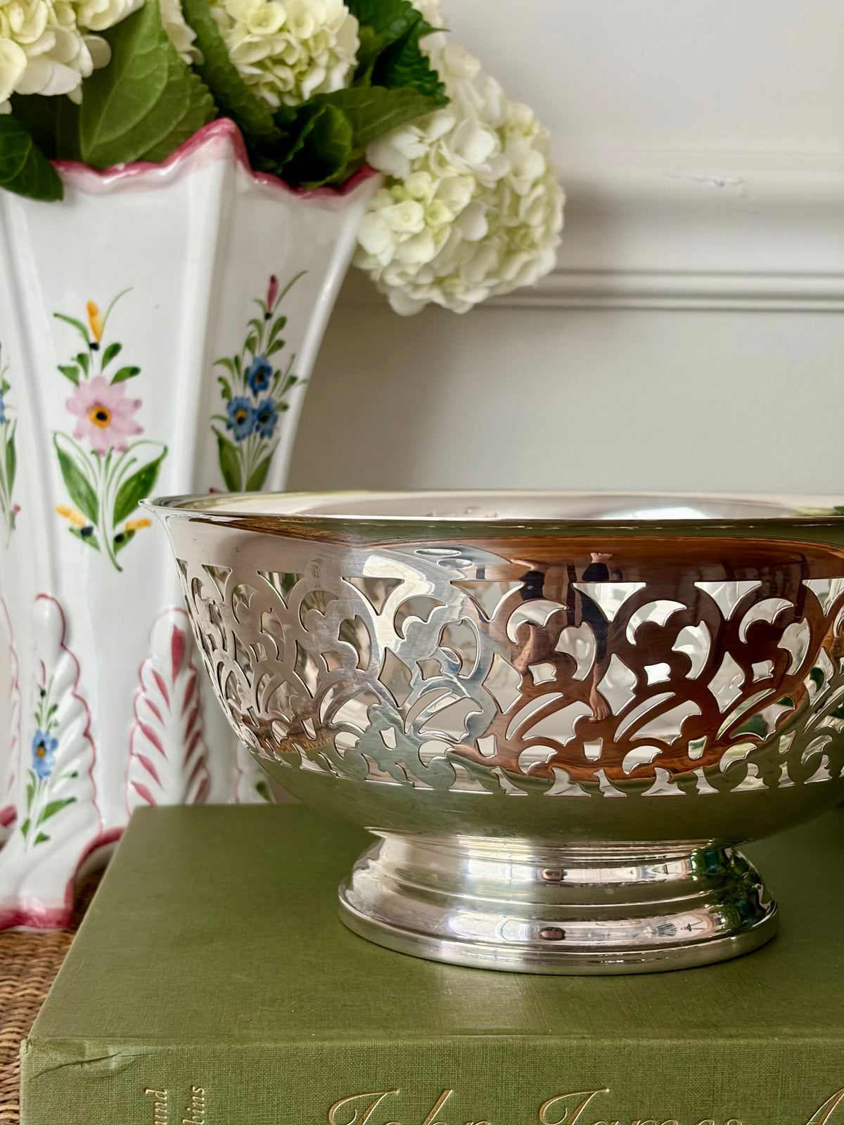 Vintage Openwork Pedestal Bowl