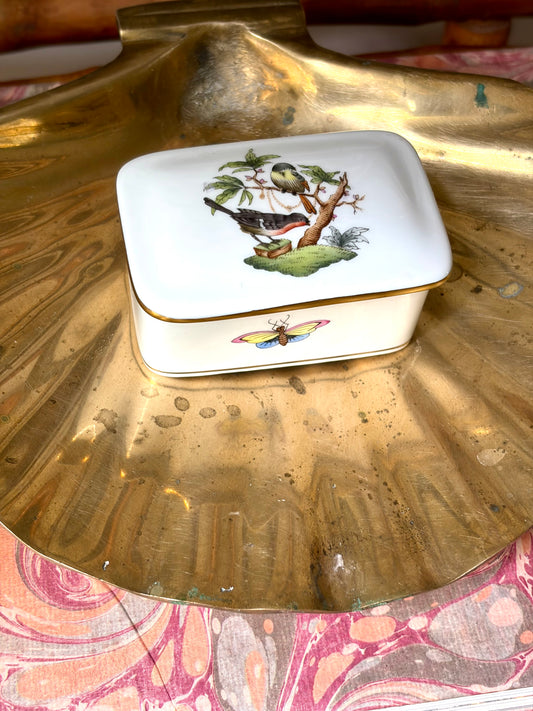 Vintage Herend Rothschild Trinket Box