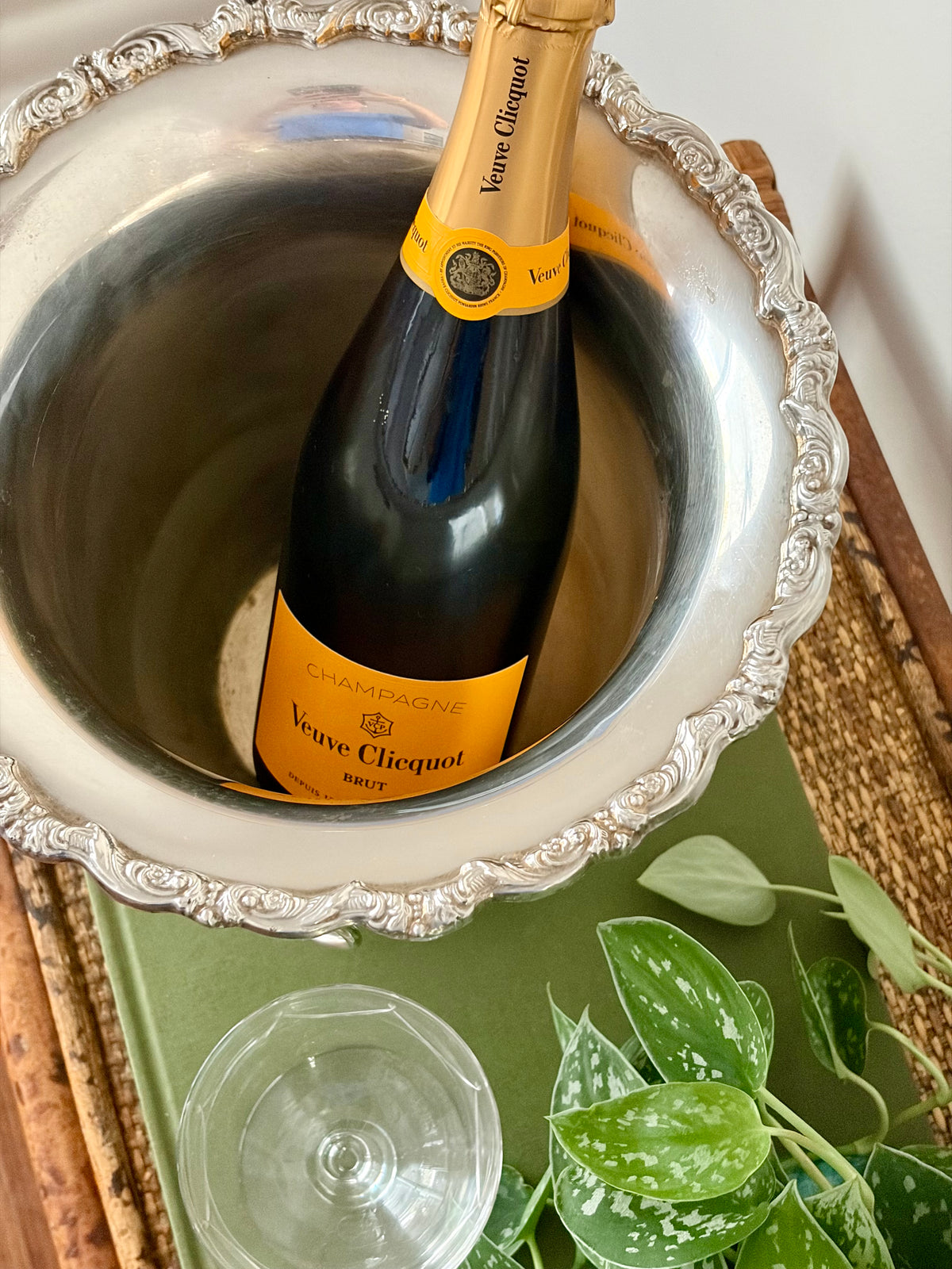 Vintage Silver Plate Champagne Bucket