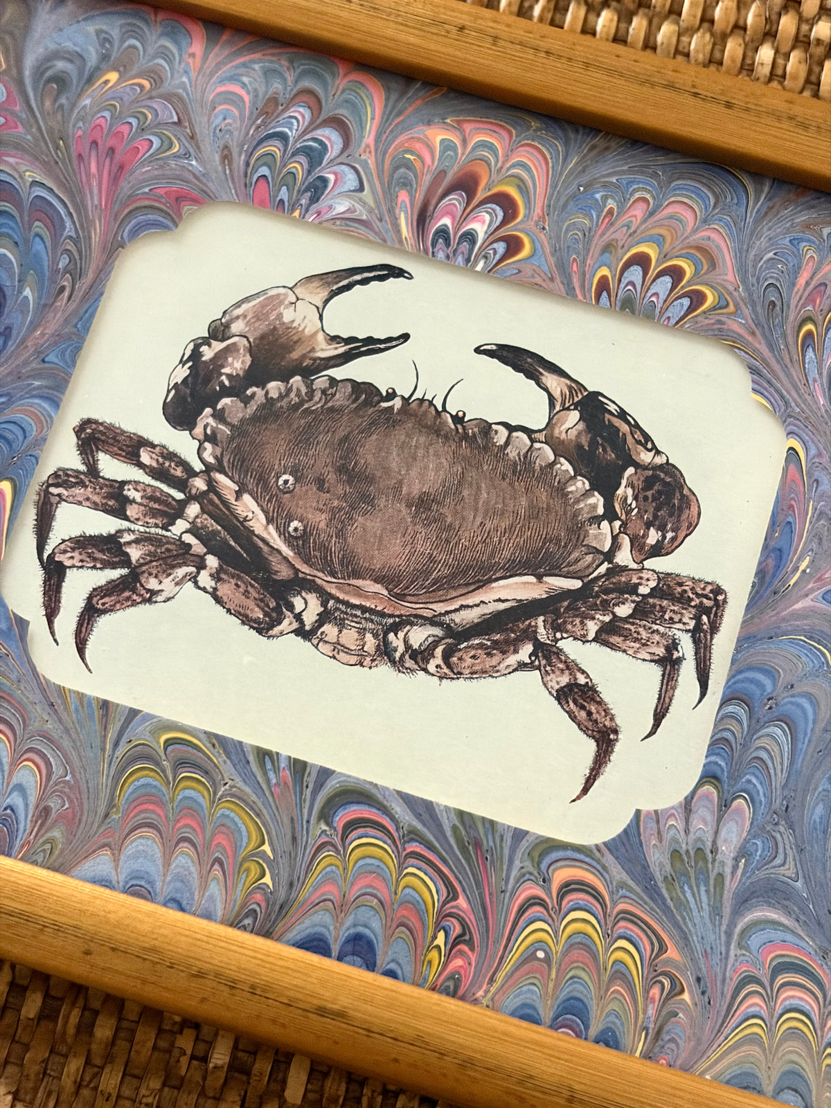 Antique Crab Print