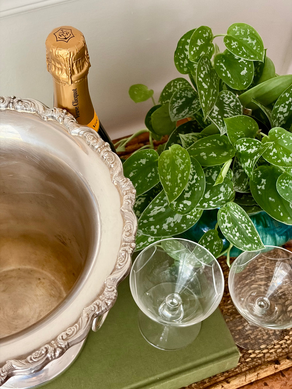 Vintage Silver Plate Champagne Bucket