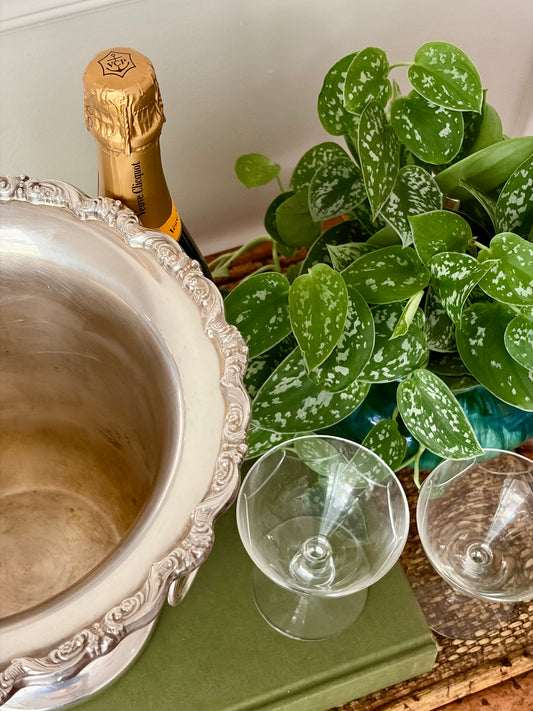Vintage Silver Plate Champagne Bucket
