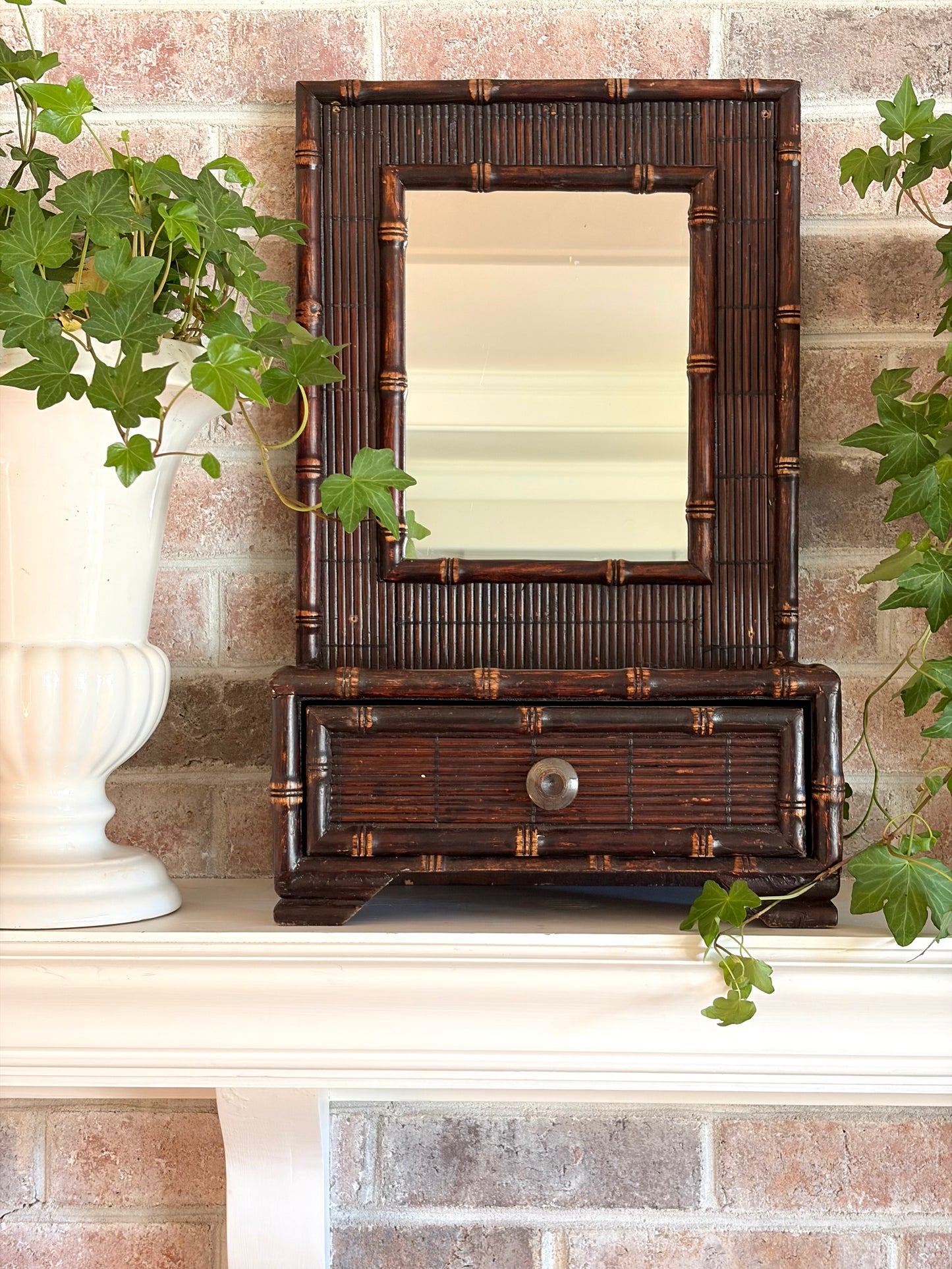 Vintage Faux Bamboo Vanity