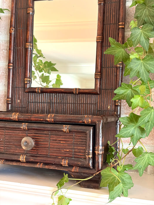 Vintage Faux Bamboo Vanity