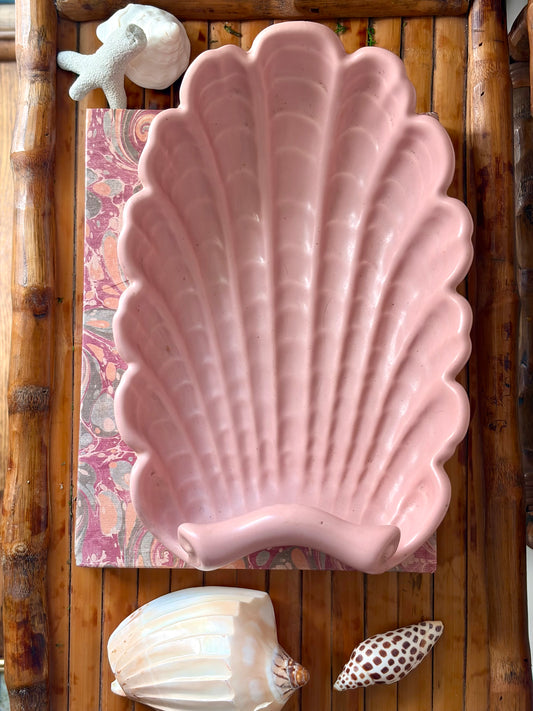Vintage Pink Abingdon Shell Dish