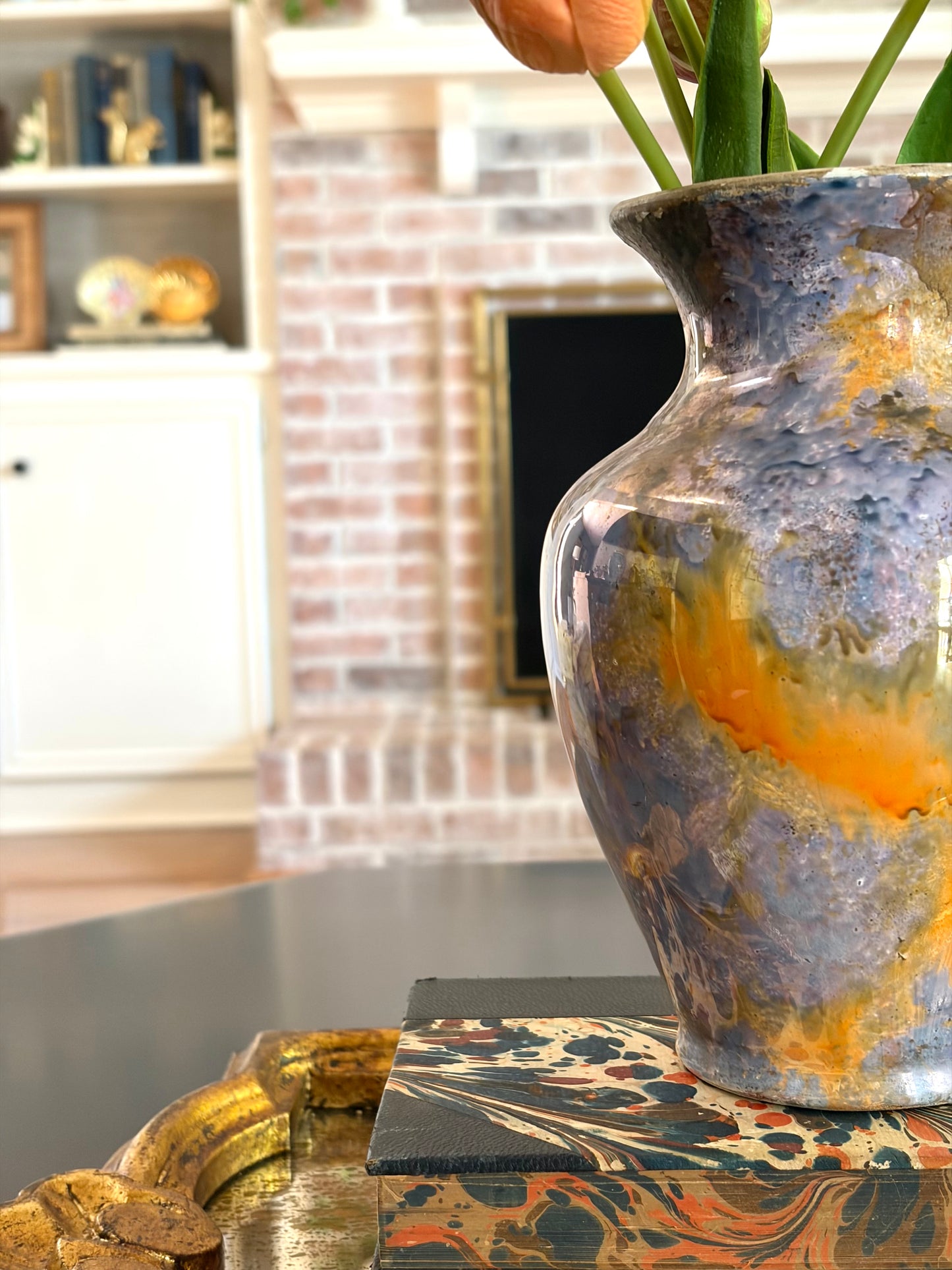 Vintage Hungarian Marbled Vase
