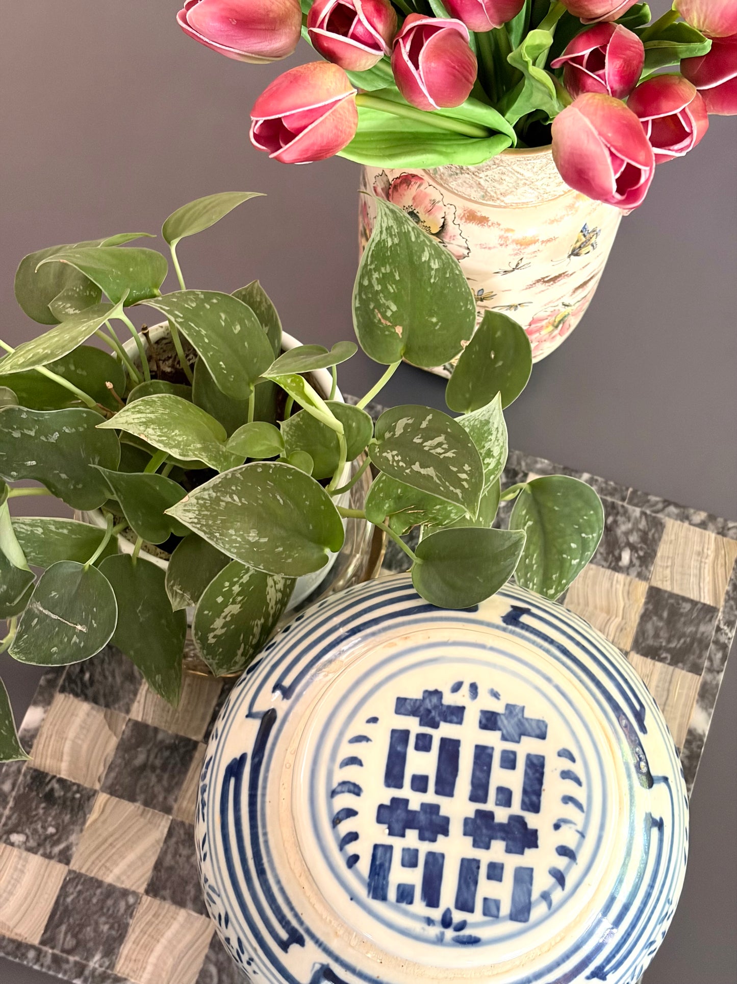 Vintage Double Happiness Jar